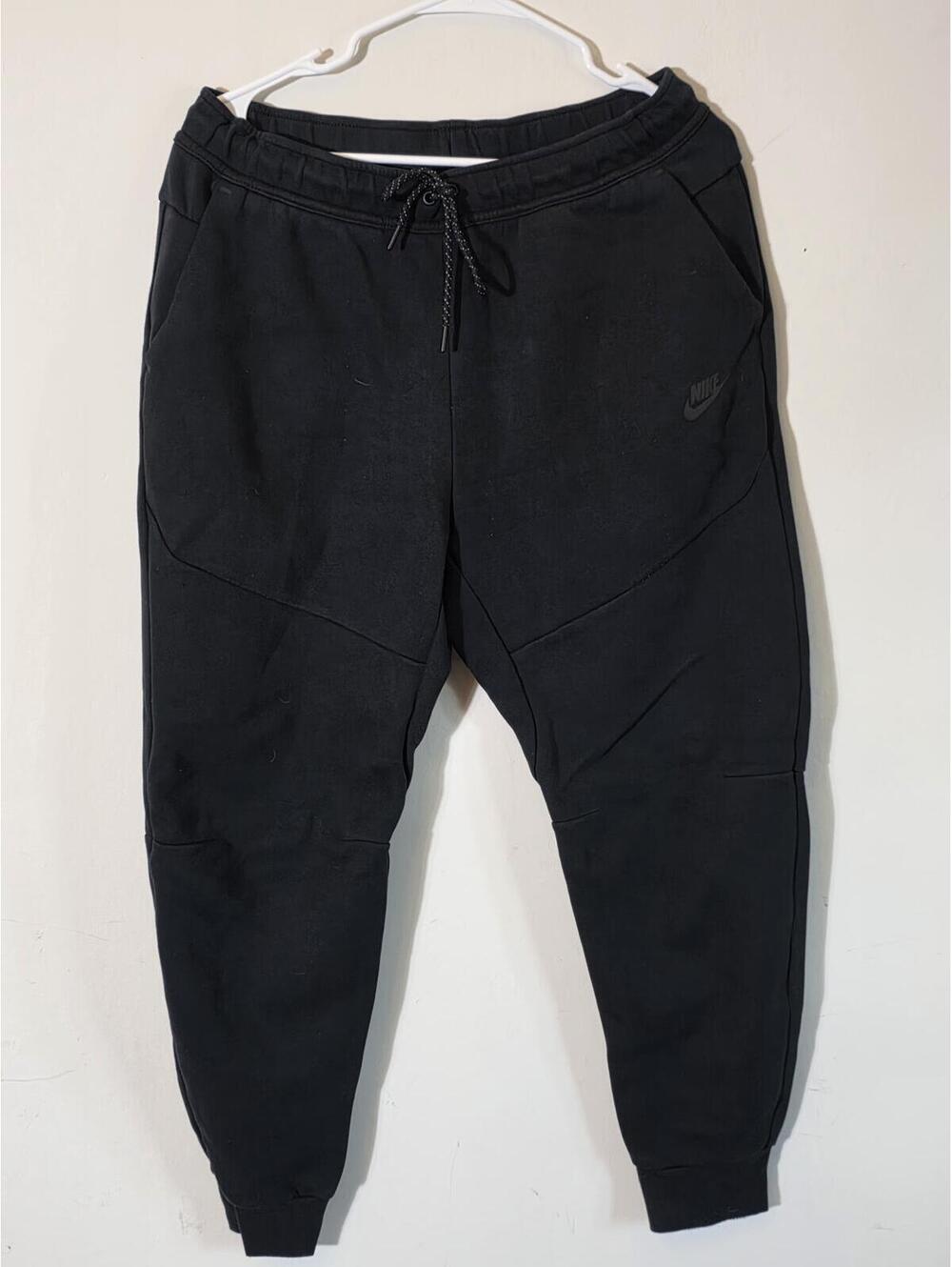 Nike Tech Fleece Track Sweat Pants Joggers Black Men’s Size L